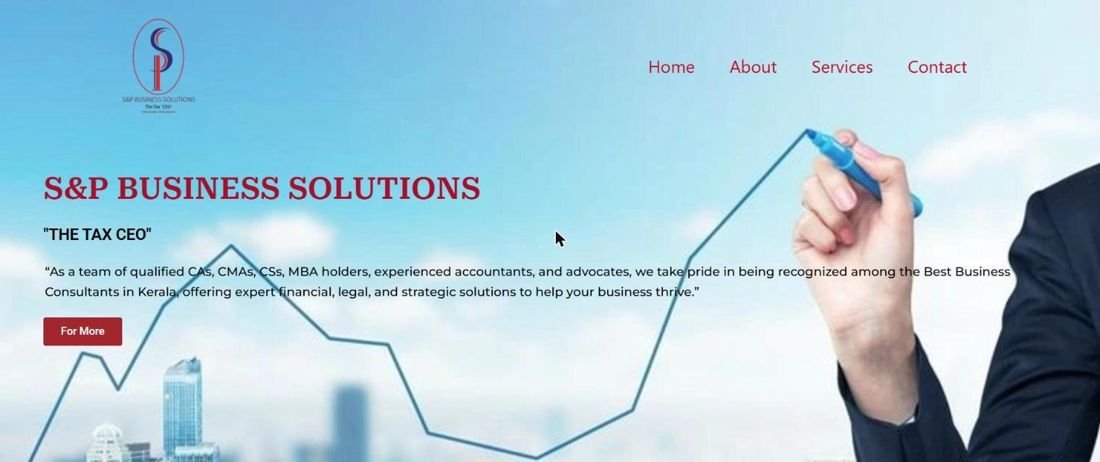 S&P Business Solutions website